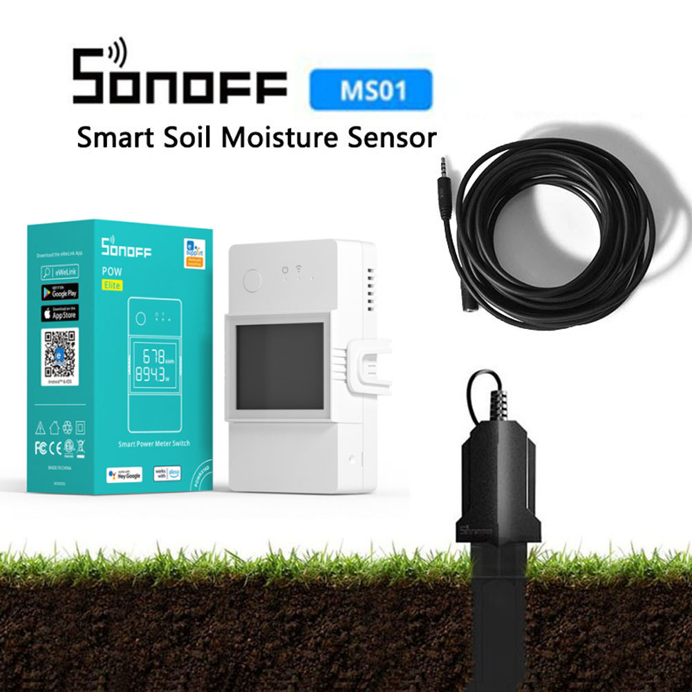 Moisture Meter Plant - SONOFF MS01 Smart Soil Moisture Sensor