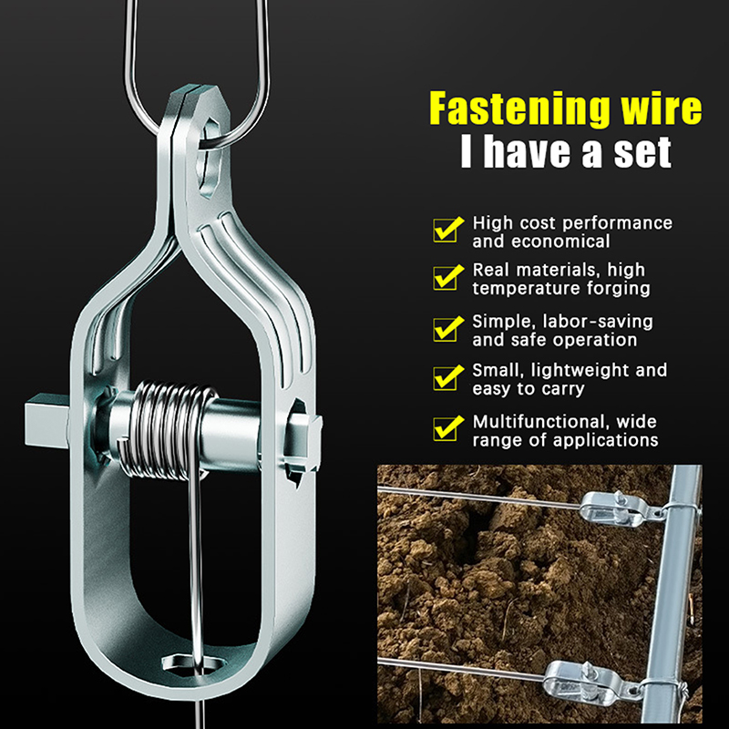 Gardening Tools Kit - 5PCS Heavy-Duty Steel Wire Rope Tightener