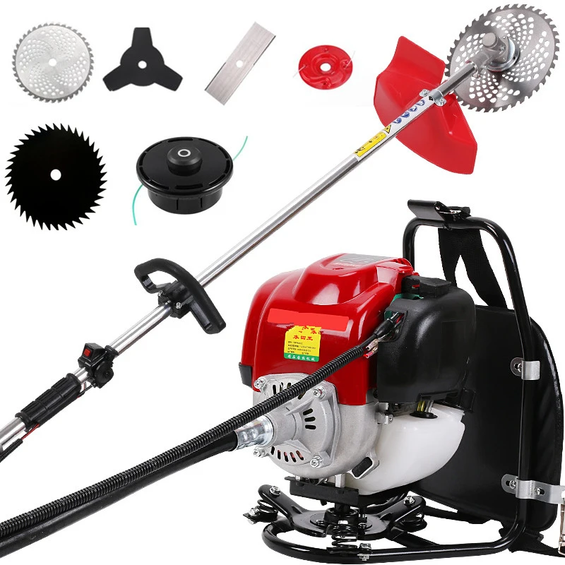 Gardening Tools Cutter - 6-in-1 Multi-Tool Backpack Petrol Grass Strimmer