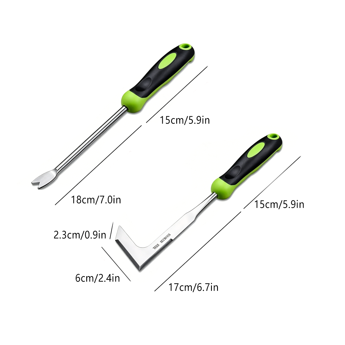 1set Stainless Steel Weeding T - Gardening Tools Used For Weeding ulasan dan harga
