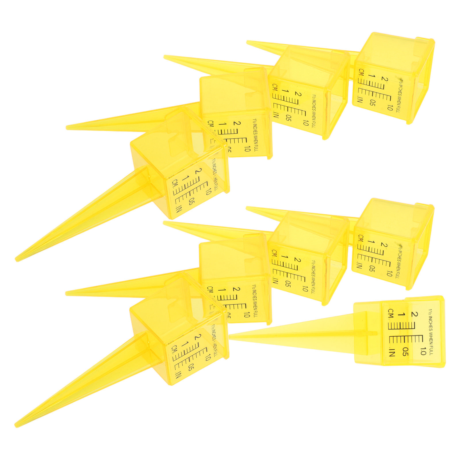 9pcs Outdoor Rain Gauges 1.5-I - Gardening Yard Tools ulasan dan harga