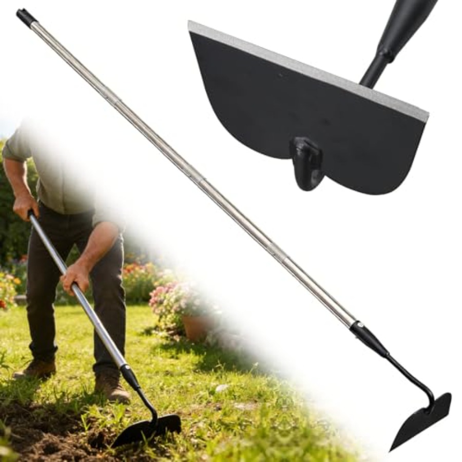 Garden Hoe for Weeding, Heavy  - Gardening Tools Drawing ulasan dan harga