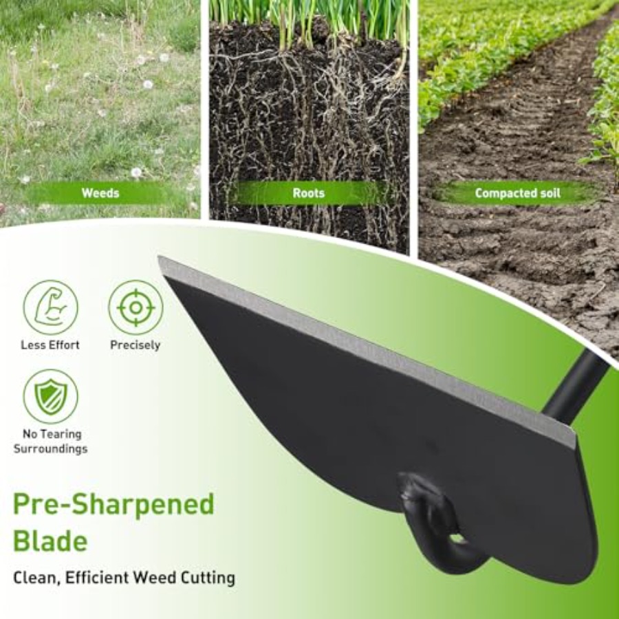 Garden Hoe for Weeding, Heavy  - Gardening Tools Drawing ulasan dan harga