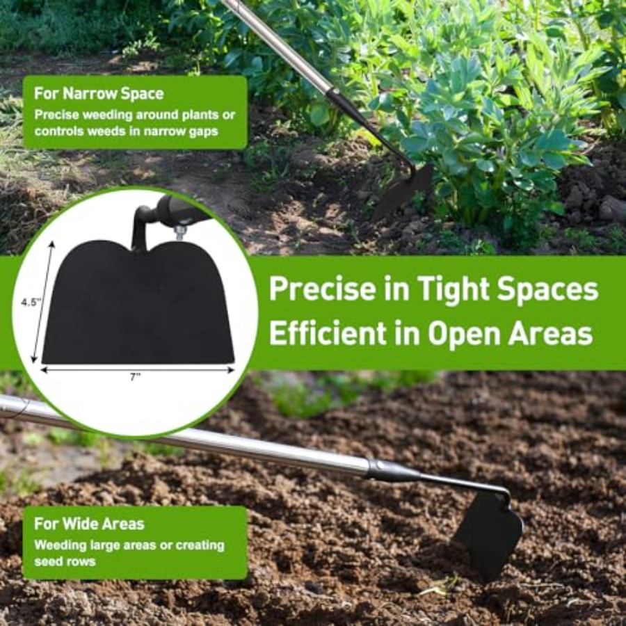 Garden Hoe for Weeding, Heavy  - Gardening Tools Drawing ulasan dan harga
