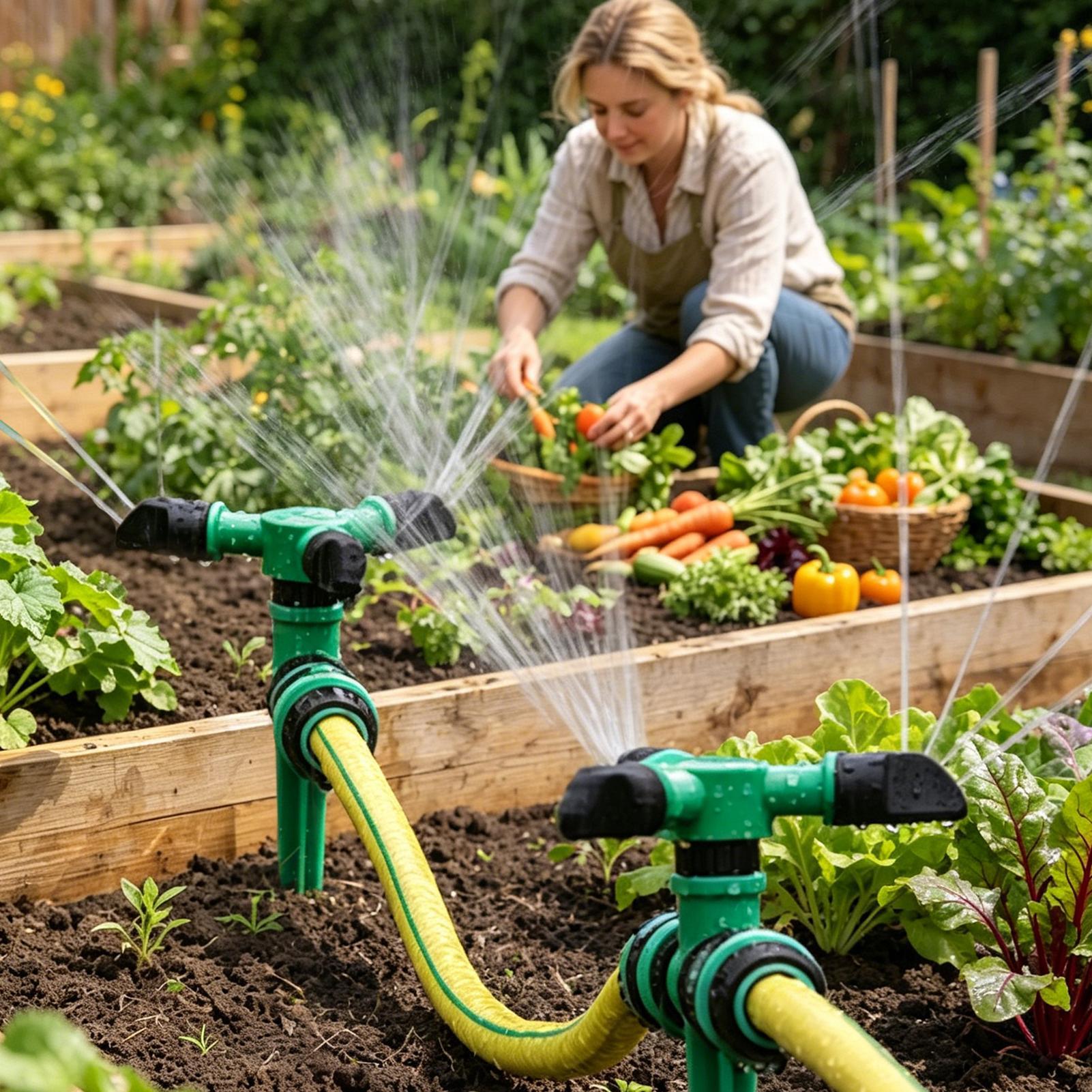 Automatic Rotating Water Sprin - Gardening Yard Tools ulasan dan harga
