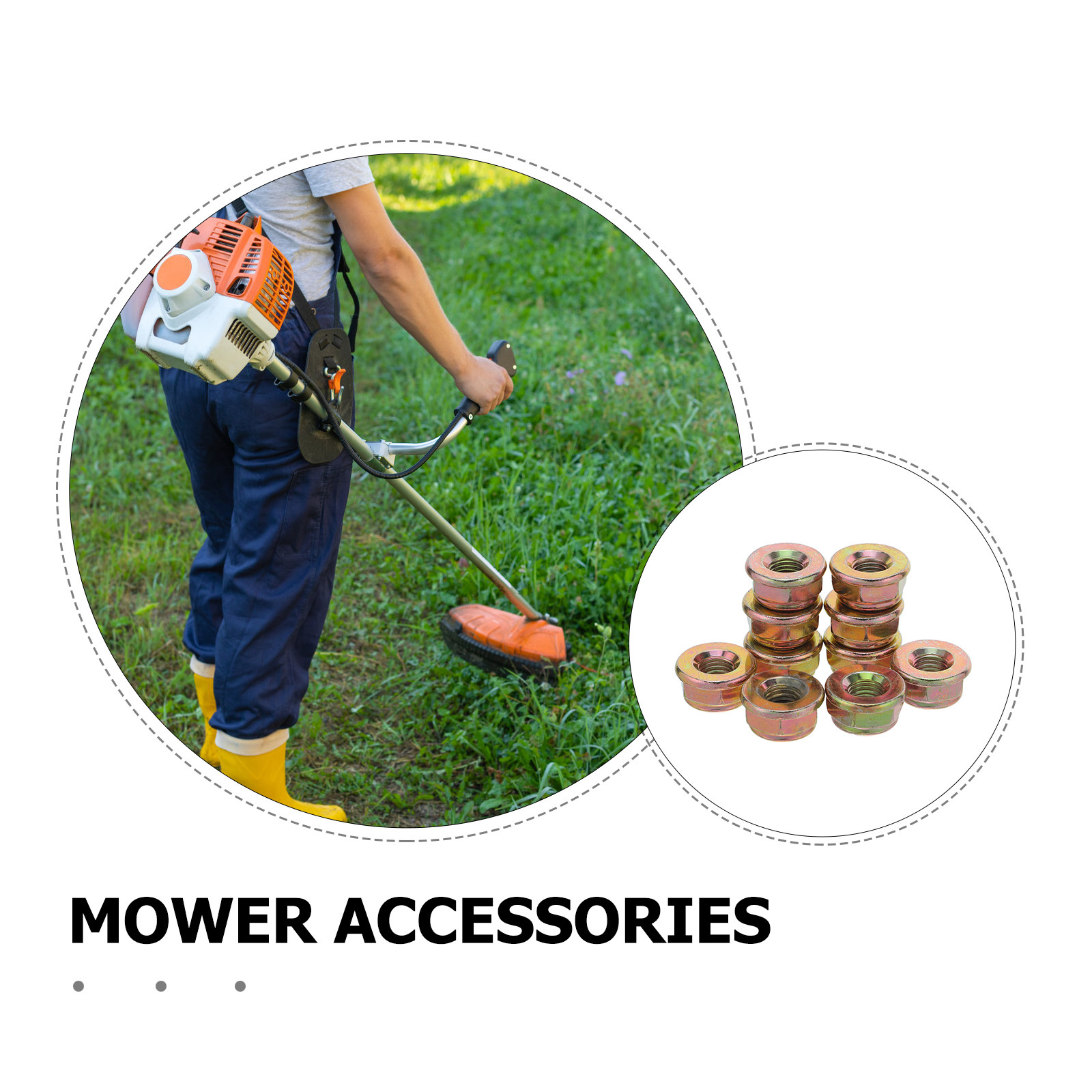 10Pcs Left-Hand Thread Lawn Mo - Gardening Tools Cutter ulasan dan harga