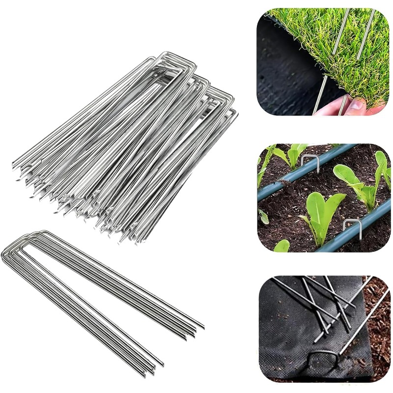 10 Pcs U-shaped Garden Nails A - Gardening Tools Used For Weeding ulasan dan harga