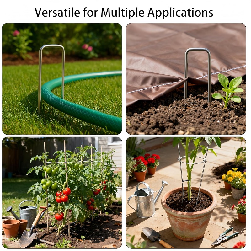 10 Pcs U-shaped Garden Nails A - Gardening Tools Used For Weeding ulasan dan harga