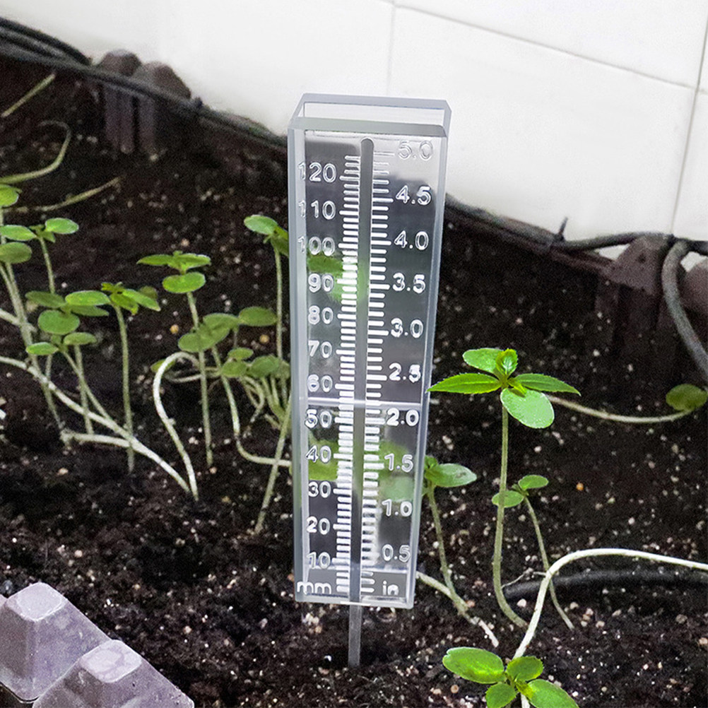 6Pcs Rain Gauge Plastic Outdoo - Gardening Yard Tools ulasan dan harga