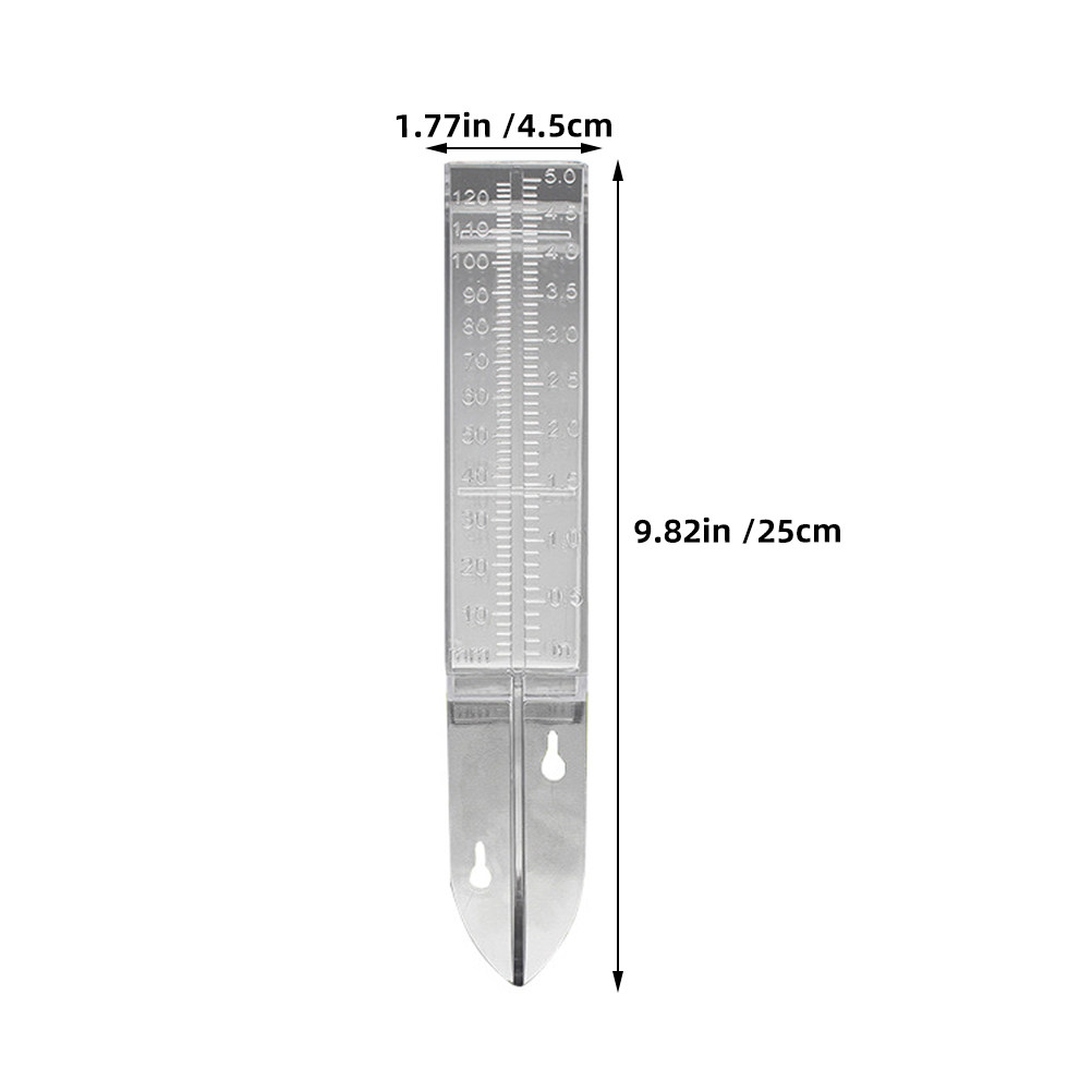 6Pcs Rain Gauge Plastic Outdoo - Gardening Yard Tools ulasan dan harga