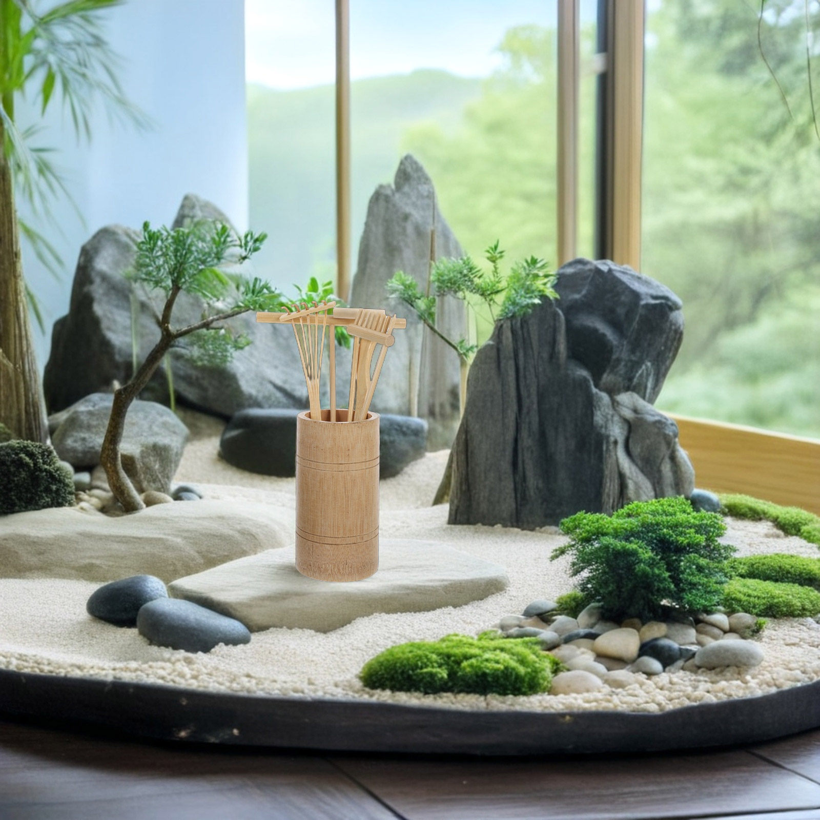 1Set Zen Sand Garden Rake Kit  - Gardening Tools Kit ulasan dan harga