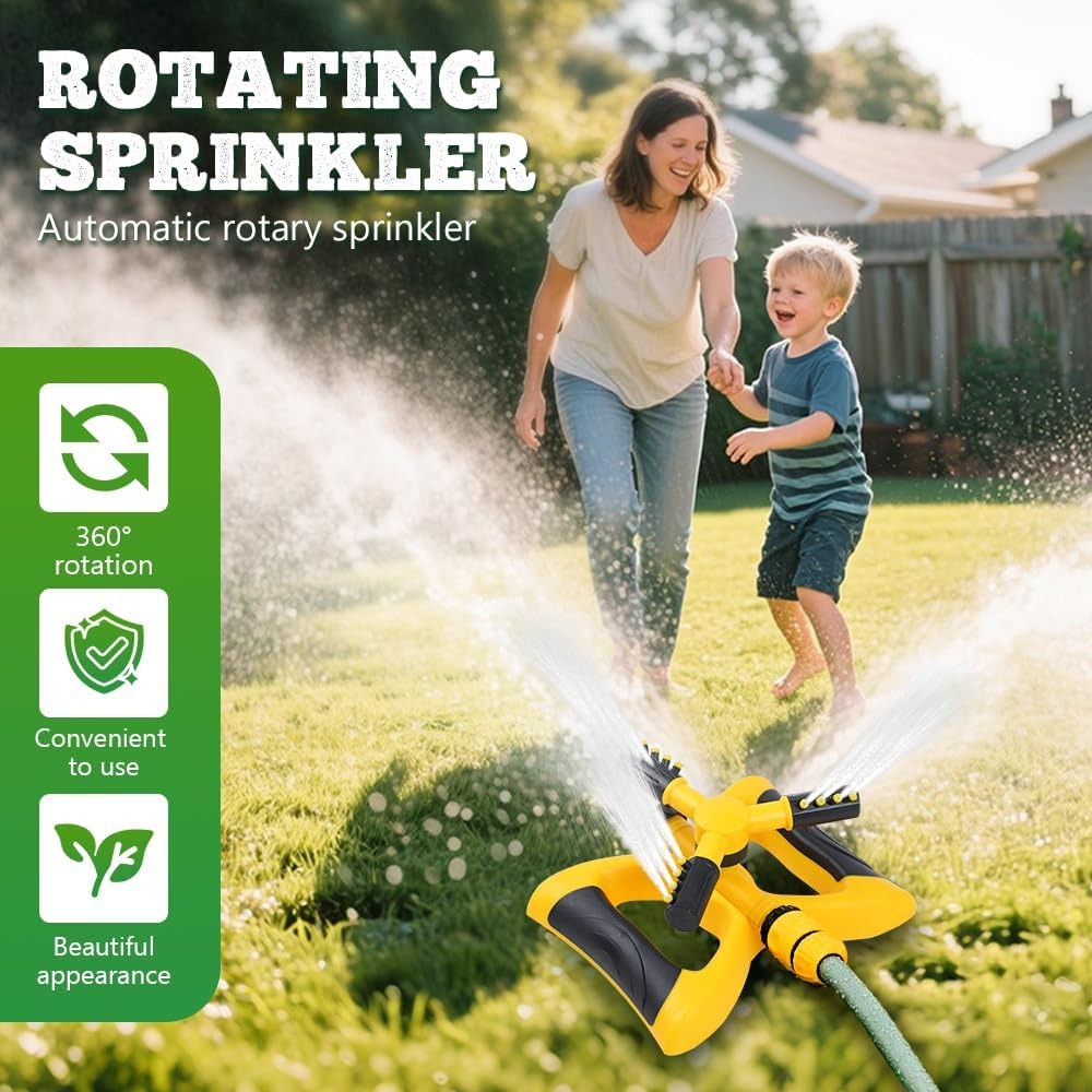 360-Degree Automatic Rotating  - Gardening Yard Tools ulasan dan harga