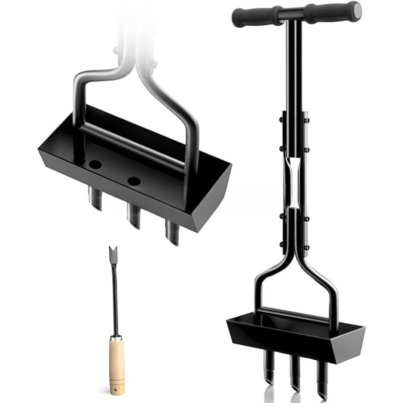 Manual Lawn Aerator Manual Cor - Gardening Yard Tools ulasan dan harga