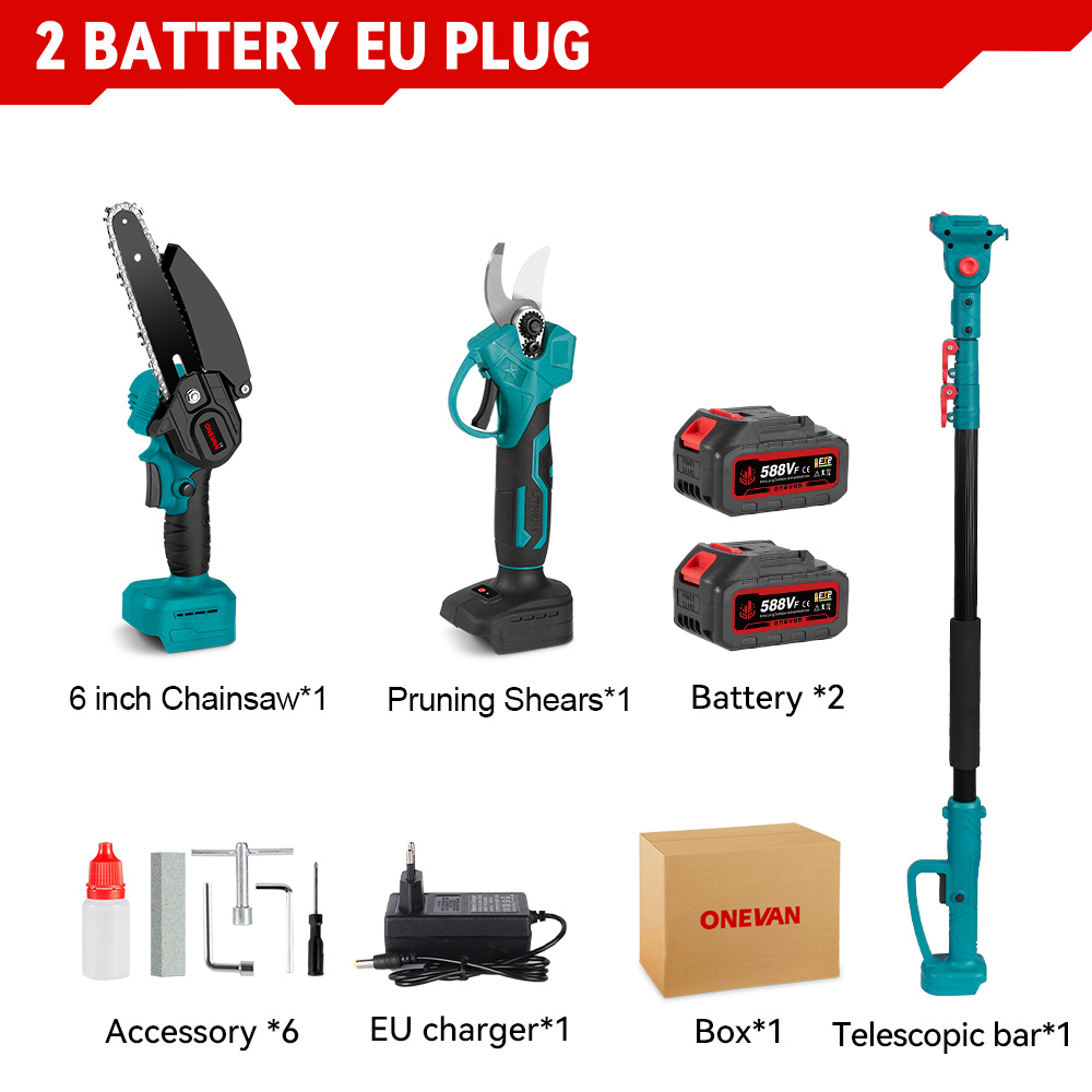 Brushless Electric Long Reach  - Pruning Shears ulasan dan harga