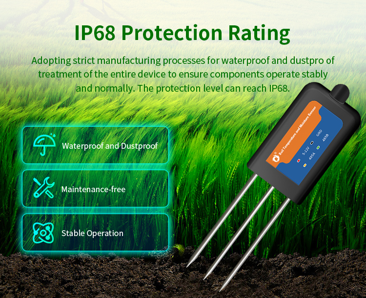 IOT 4G Farming Digital Soil Np - Moisture Meter Plant ulasan dan harga