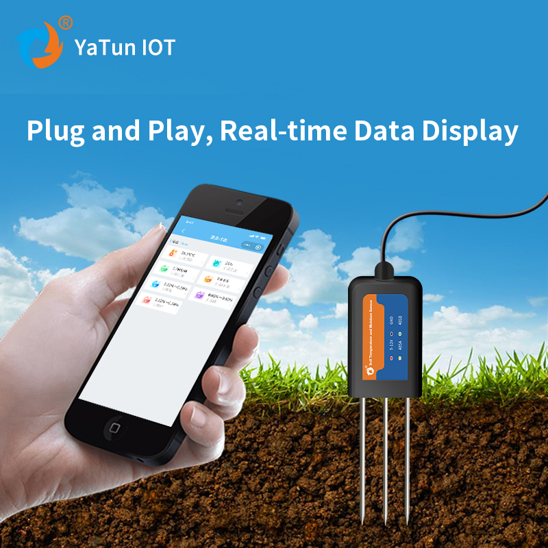IOT 4G Farming Digital Soil Np - Moisture Meter Plant ulasan dan harga