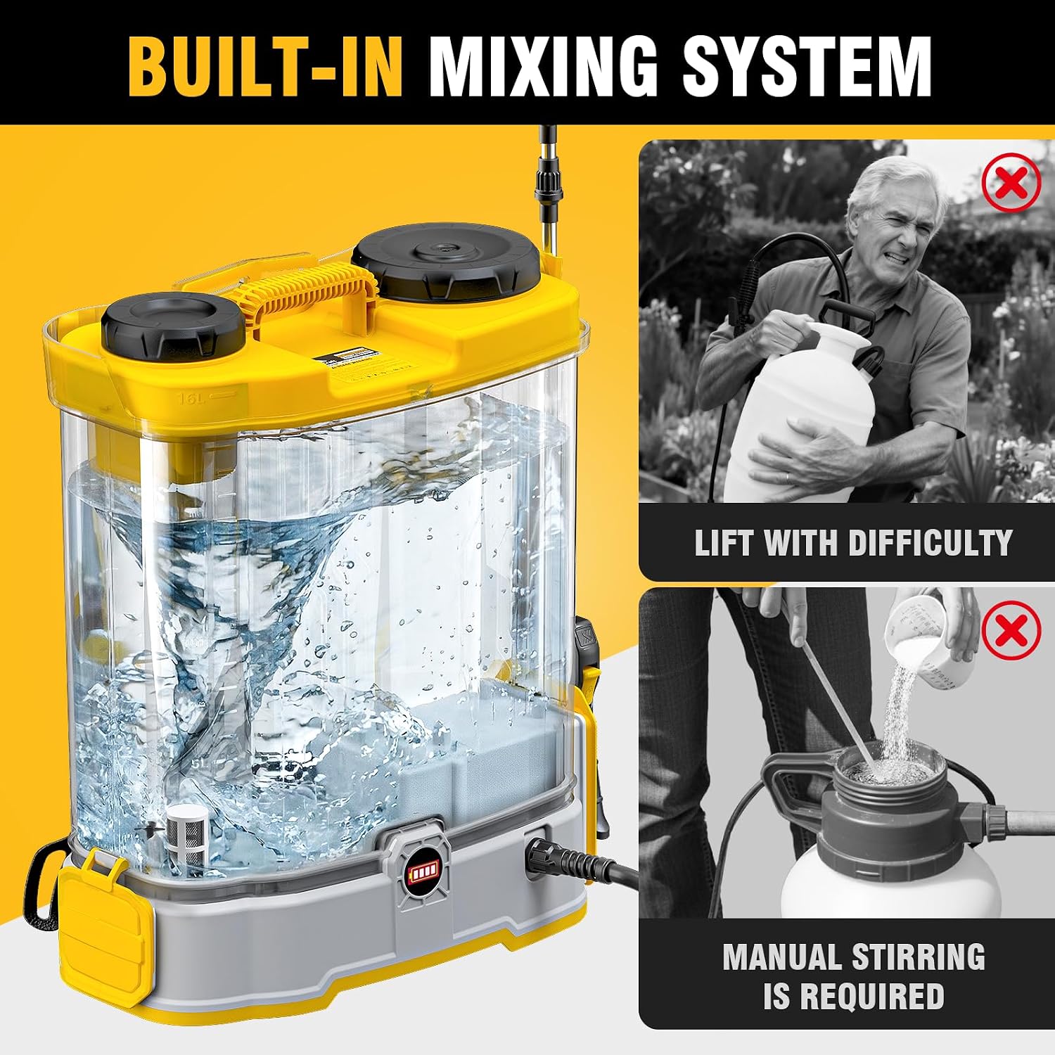 4.2 Gal Battery Powered Backpa - Gardening Yard Tools ulasan dan harga